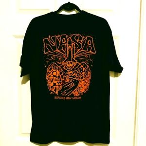 NASA Orange & Blue cotton Tee shirt Women's L